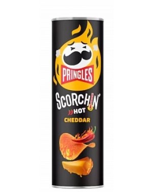 Pringles Scorchin' Cheddar